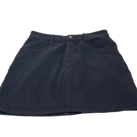 J Galt Black Mini Denim Shirt. Size Medium. - Picture 6 of 6